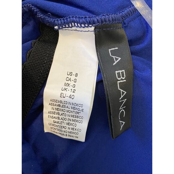 NWT La Blanca Island Goddess Off The Shoulder Ruffled One Piece Swimsuit 8 Beach - Picture 8 of 12